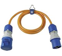 as - Schwabe Rallonge de Camping 1,5 m - 230 V/16 A/3 Broches - Fiche CEE avec indicateur de Tension - Couplage CEE avec Couvercle Rabattable - Rallonge de Camping-Car - Fabriqué en Allemagne - IP44,