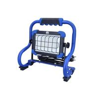 as - Schwabe Slimline Pro 46430 Projecteur de chantier LED 20 W, 2600 lumens - Avec puce OSRAM - Orientable en continu à 360° - Durée de vie : 50 000 h - Boîtier IP65 - Grille de protection - Câble de