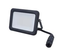 as - Schwabe SLIMLINE PRO Chip 46421 Spot LED 50 W 6500 lm - 4000 K blanc neutre - LED OSRAM - Boîtier en aluminium IP65 - Lampe extérieure orientable - Câble de 2 m avec fiche de contact de