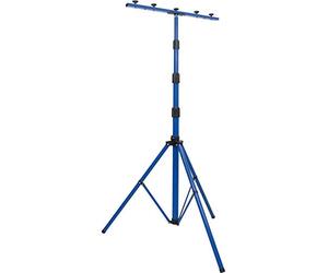 as - Schwabe Tripod Spot LED halogène - Trépied universel pour le montage de projecteurs de construction et de luminaires I Hauteur réglable jusqu'à 4,00 m - Bleu I 46751