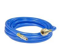 as - Schwabe Tuyau à Air Comprimé avec Doublure Textile en Polyester - Série 2050-5 m de Tuyau Compresseur 9 x 3 mm en PVC - Raccord Rapide et Embout Enfichable - Bleu - 12705