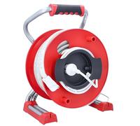 as - Schwabe Xperts 46733 Tambour lumineux LED, 15 m, 180 W, 22 500 lumens, LED longue durée, angle d'éclairage 120°, temps d'éclairage 10 min, avec matériel de fixation, IP65