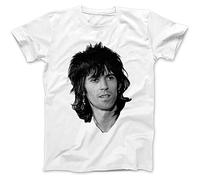 As Worn by Patti Smith Keith T-Shirt 100% Cotton Richards Horses White L