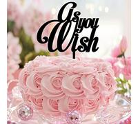 As You Wish Décoration de gâteau de mariage rustique en acrylique noir Mr et Mrs personnalisable pour gâteau de mariage et marié pour anniversaire de mariage, cadeau de fête prénuptiale pour lui/elle