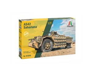 AS42 SAHARIANA ITALIAN COMBAT VEHICLE WWII - ITALERI PLASTIC KIT 1/72