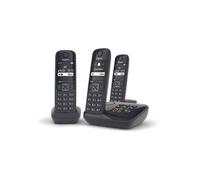 Gigaset AS690A téléphone sans fil Trio - Telephone Sans Fil avec Repondeur - Pack duo / trio