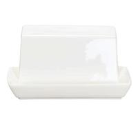 ASA 1984013 Beurrier, Porcelaine, Blanc, 15,7 x 12,8 x 8 cm