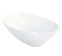 ASA 1988013 Bol asymétrique en porcelaine fine Blanc 11,5 cm