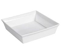ASA 52032017 Plat à gratin en Porcelaine Blanc 23 x 23 x 6 cm