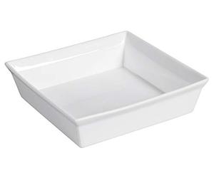 ASA 52032017 Plat à gratin en Porcelaine Blanc 23 x 23 x 6 cm