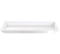 ASA 52143017 Plat de Service en Porcelaine Blanc 34 x 22 x 2,5 cm,