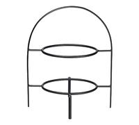 ASA 99300950 Présentoir à gâteaux en acier inoxydable Noir 28 cm