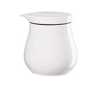 ASA À Table 19143013 Saucière avec Couvercle Double Paroi Fine Bone Chine 9,5 cm x 15,5 cm