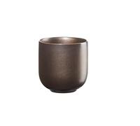 ASA Coppa Ferro 19081426 Lot de 2 tasses à thé en porcelaine Marron 0,2 l 7,5 x 7,5 cm