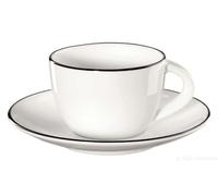 ASA Espressotasse mit Unterer, ligne noire with black line