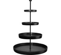 - Serviteur 4 étagères H61cm - Noir -