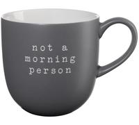 - Mug 350ml Not a Morning Person - Gris foncé -