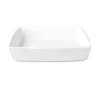 Grande Ramequin Rectangulaire Qualité Premium Blanc Céramique