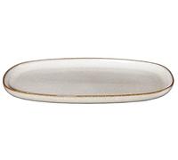 ASA Saisons 27201107 Plat ovale en grès Nude Sable 31 x 18 x 2 cm