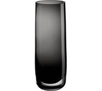 ASA Selection ajana Vase / Windlicht, Blumenvase, Dekovase, Glas, Grau Glänzend, H 22 cm, 88003009