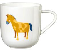 ASA Selection coppa kids Henkelbecher Western Horse Wiebke, Becher, Tasse, Teetasse, Fine Bone China, Weiß, 250 ml, 38065314