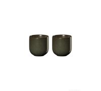 ASA Selection coppa nori Teebecher, 2er Set, Teetasse, Kaffeebecher, Tee Becher, Tasse, Porzellan, Grün, 200 ml, 19080192