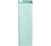 ASA Selection Cube Blue Vase, Blumenvase, Blumentopf, Tischvase, Keramikvase, Keramik, Aqua, 27 cm, 46020108