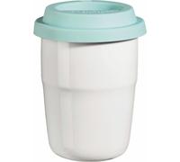 ASA Selection Gobelet isotherme blanc, couvercle turquoise Porcelaine/silicone 34700024