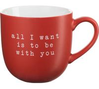ASA Selection Hey! Henkelbecher, Tasse, Kaffeebecher, Teetasse, New Bone China, Be with you, 350 ml, 17072277