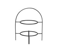 ASA 99300950 Présentoir à gâteaux en acier inoxydable Noir 28 cm
