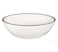 ASA Selection ligne noire petite coupe, ligne noire blanc brillant