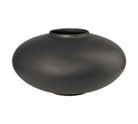 ASA Selection mara Vase basalt, Blumenvase, Tischvase, Dekovase, Steinzeug, Anthrazit Matt, H 10 cm, 87000617