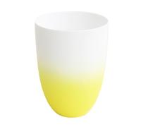 ASA Selection Neon Vase / Windlicht, Dekovase, Kerzenhalter, Porzellan, Gelb, H 12 cm, 10112129