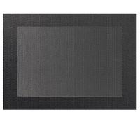 ASA Selection Set de table en PVC avec bord tissé anthracite