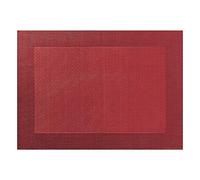 ASA Selection Set de table en PVC avec bord tissé rot Granatapfel