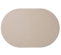 ASA Selection Set de table ovale, aspect cuir pierre