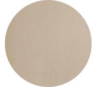 ASA Selection Table Tops Tischset Rund, Lederoptik, Kunstleder, Stone / Beige, Ø 38 cm, 7851420