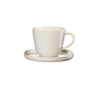 ASA SELECTION Tasse à café avec soucoupe COPPA 0,25l Tofu beige