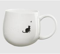 ASA Selection Tasse Magu Empreintes Chat Tasse À Poignée 0,4 L Porcelaine