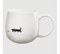ASA Selection Tasse Magu Empreintes Chien Mug À Poignée 0,4 L Porcelaine