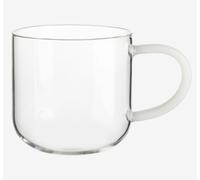 ASA Selection Verre à Thé coppa Tasse à Anse Blanc de Borosilicate 0,4 L