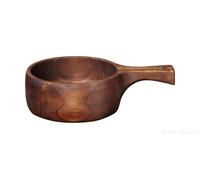 ASA Selection wood Holzschale mit Griff Akazie, Schale, Schüssel, Dekoschale, Servierschale, Akazienholz, Braun, Ø 20 cm, 93911970