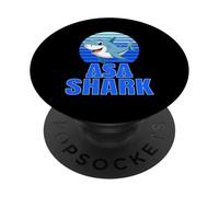 ASA Shark Family Reunion Squad Prénom PopSockets PopGrip Adhésif