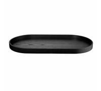 ASA Tablett oval, schwarz wood