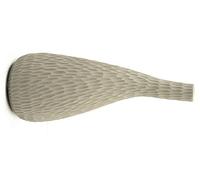 ASA Vase 1333011 Pierre 13 x 13 x 34 cm, Blanc/crème