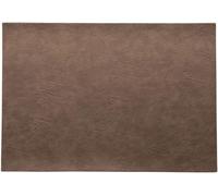 ASA Vegan Leather Set de Table en polyuréthane Nougat 46 x 33 cm