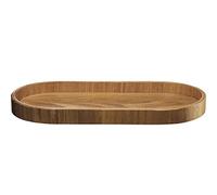 ASA Wood 53696970 Plateau Ovale en Osier Naturel 35,5 x 16,5 x 2,5 cm