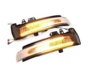 ASADF Clignotant Latéral Rétroviseur Lot De 2 Clignotants LED Dynamiques pour Mercedes pour Benz W176 W246 W204 W212 C117 X156 C204 X117(Smoked Black)