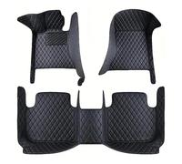 ASADF Tapis Voiture Tapis Sol Voiture Luxe en Cuir PU pour Ford pour Territory 2020 Imperméables Accessoires D'intérieur, 2025 Tapis Sol Voiture(Noir Complet)