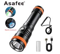 Asafee DS11 2200LM SST40 LED plongée lampe de poche super lumineuse lumière de plongée IPX8 magnétique chargée sous-marine torche pour la plongée sous-marine